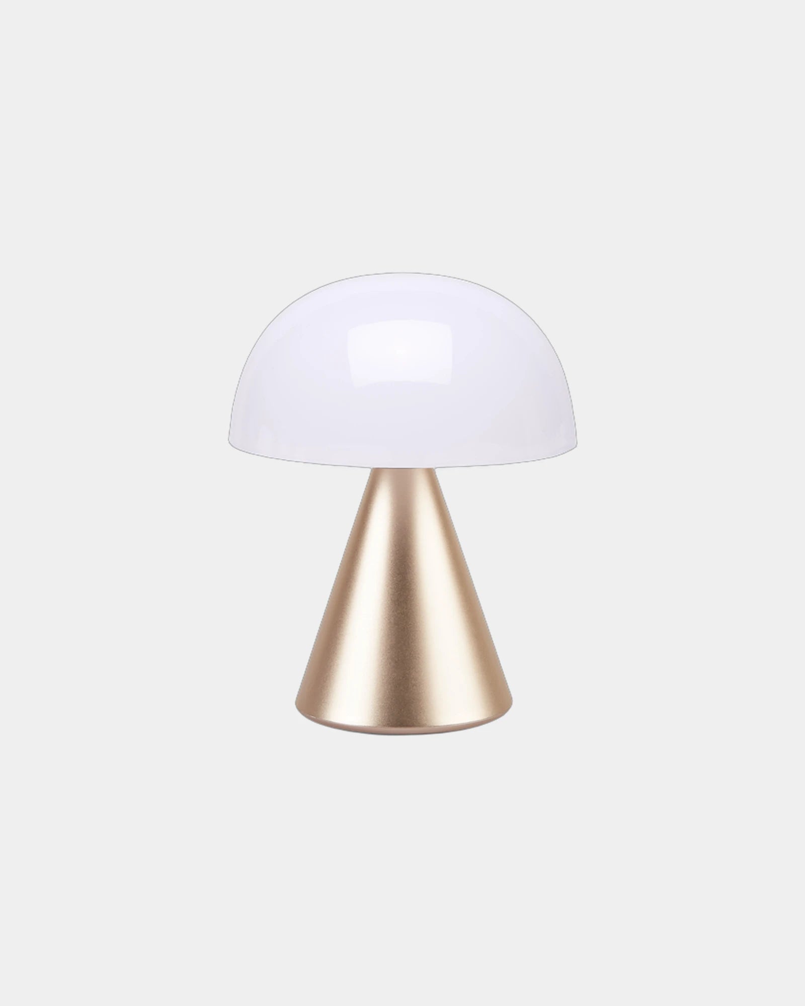 Lampe LED Aluminium Lexon Mina L zum Personalisieren - Weiches Gold
