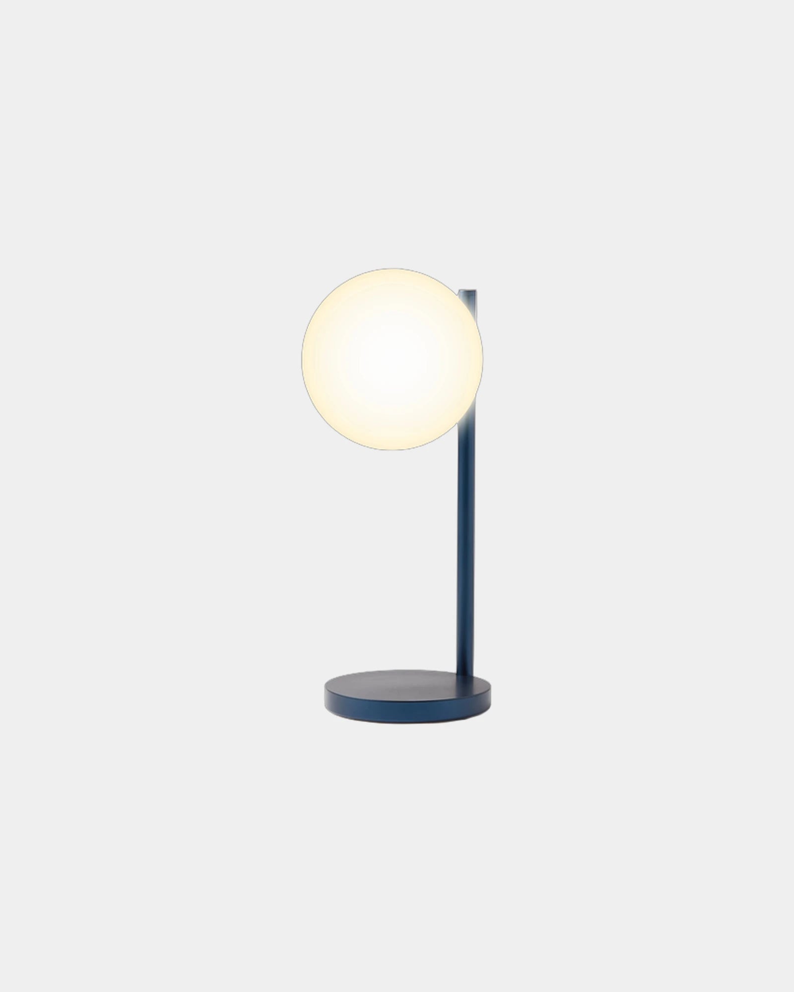 Bürolampe Aluminium Lexon Bubble Lamp zum Personalisieren - Dunkelblau