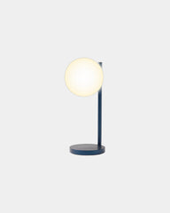 Bürolampe Aluminium Lexon Bubble Lamp zum Personalisieren - Dunkelblau