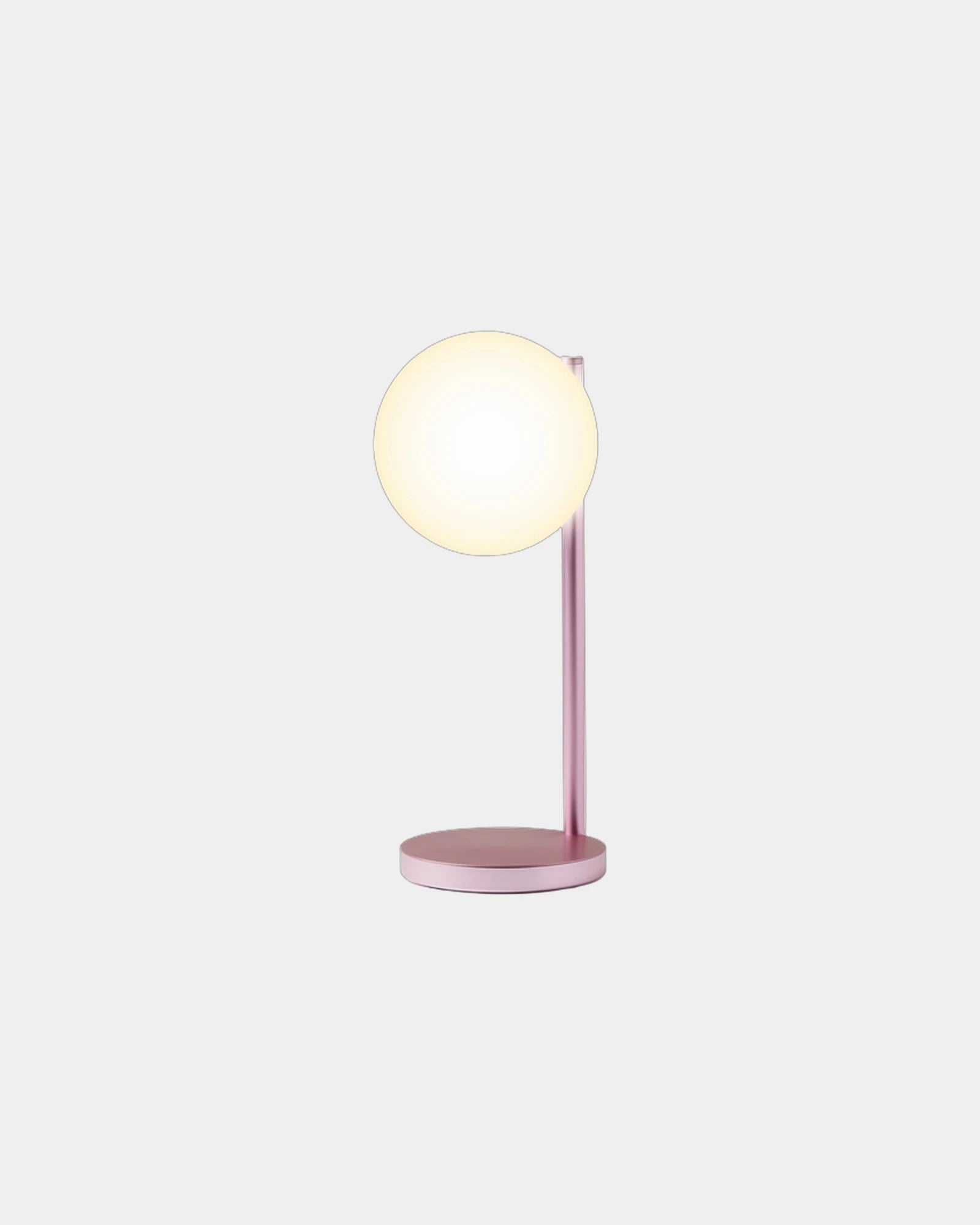 Bürolampe Aluminium Lexon Bubble Lamp zum Personalisieren - Hellrosa