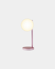 Bürolampe Aluminium Lexon Bubble Lamp zum Personalisieren - Hellrosa