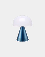 Lampe LED Aluminium Lexon Mina L Audio zum Personalisieren - Dunkelblau