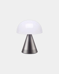Lampe LED Aluminium Lexon Mina L Audio zum Personalisieren - Gun Metal