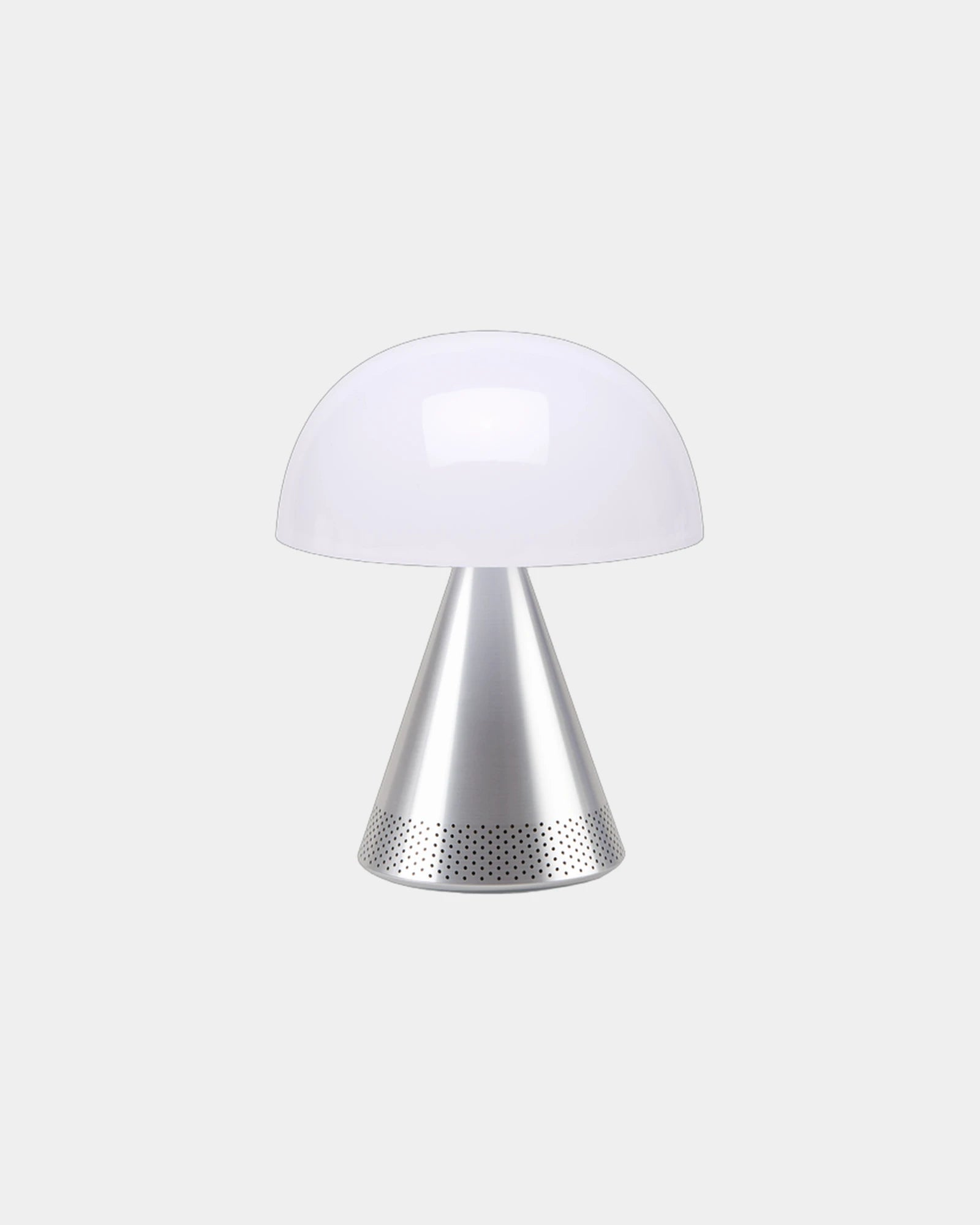 Lampe LED Aluminium Lexon Mina L Audio zum Personalisieren - Poliertes Aluminium