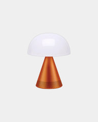 Lampe LED Aluminium Lexon Mina L Audio zum Personalisieren - Orange