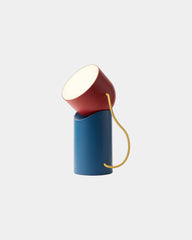 Lampe LED IPX4 ORBE zum Personalisieren - Entenblau/Rot/Gelb