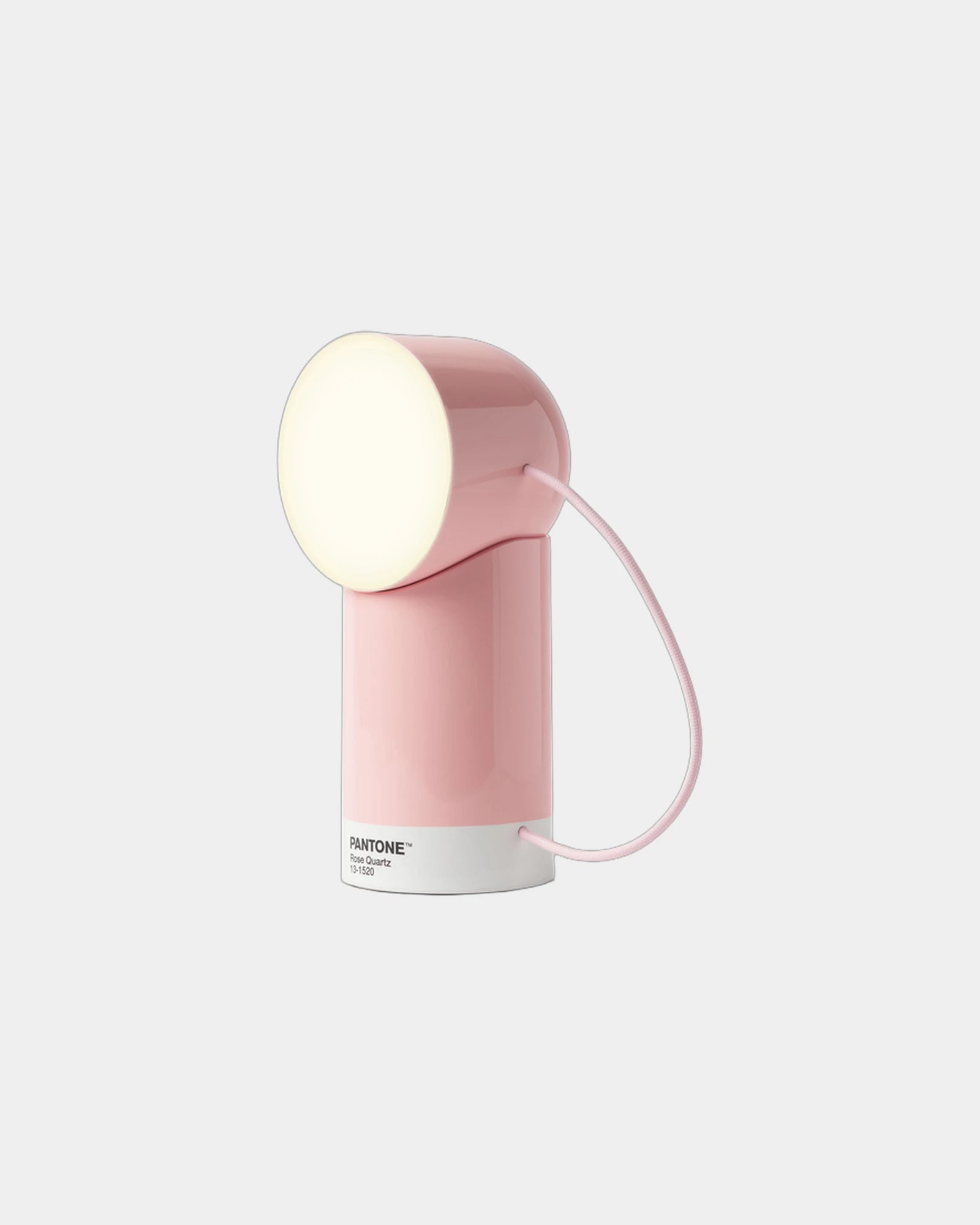 Lampe LED Lexon Orbe Light Pastel Green zum Personalisieren - Rosenquarz