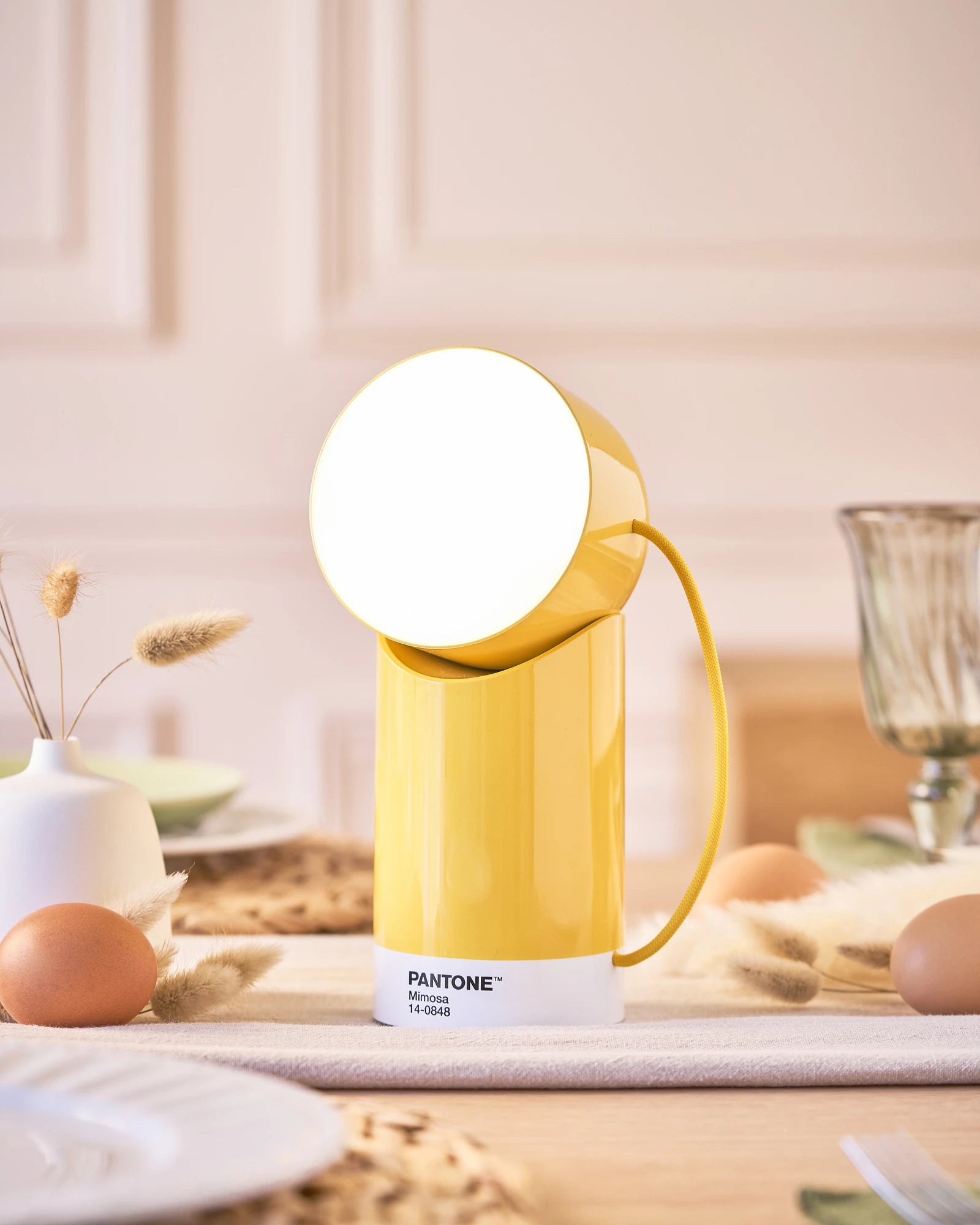 Lampe LED Lexon Orbe Light Pastel Green zum Personalisieren - 28