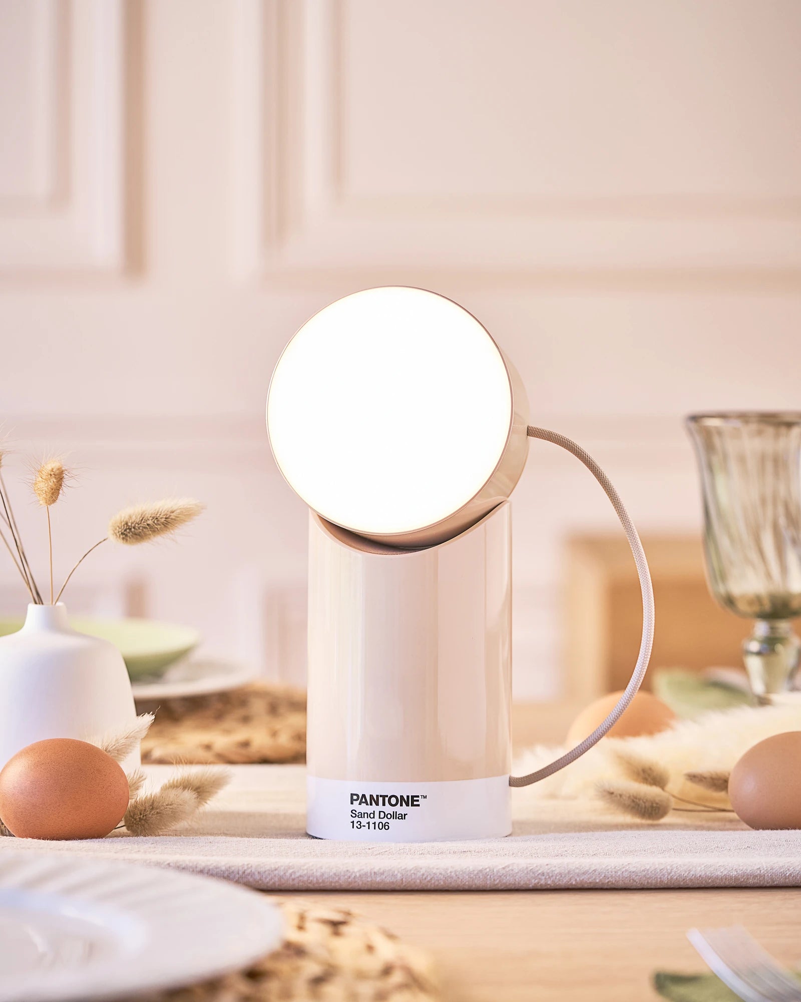 Lampe LED Lexon Orbe Light Pastel Green zum Personalisieren - 22