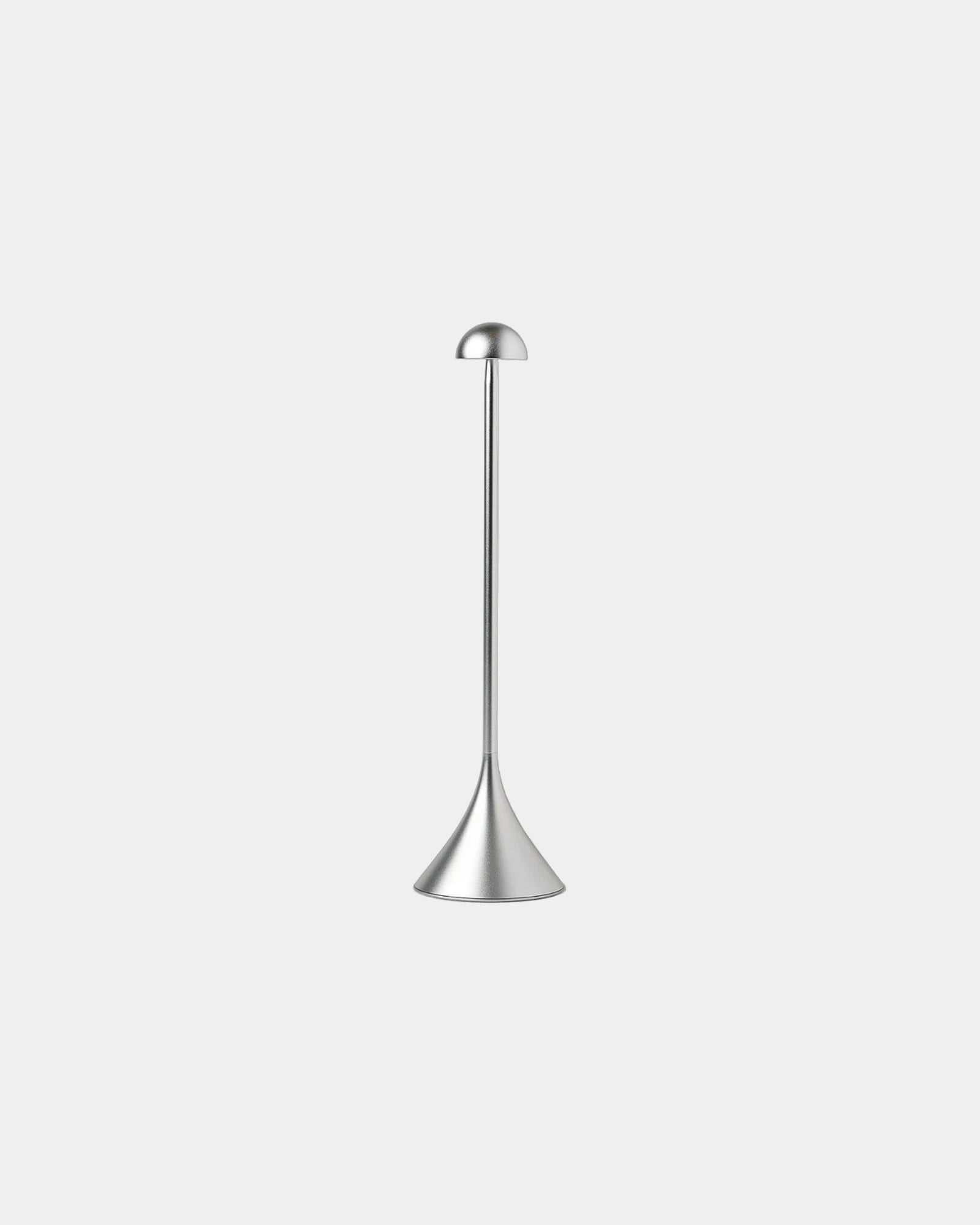 Lampe Steli Dome Aluminium-ABS Lexon zum Personalisieren - Poliertes Aluminium