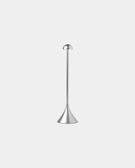 Lampe Steli Dome Aluminium-ABS Lexon zum Personalisieren - Poliertes Aluminium