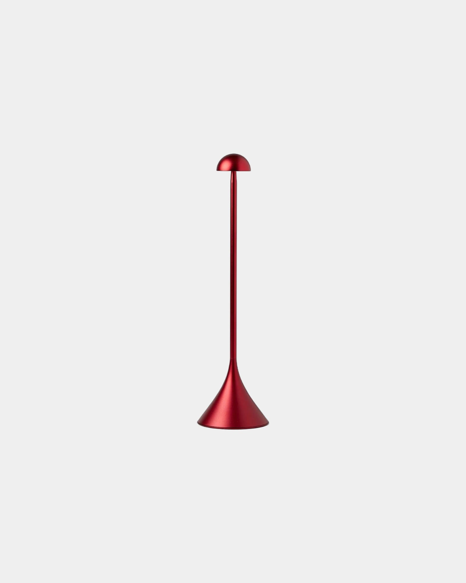 Lampe Steli Dome Aluminium-ABS Lexon zum Personalisieren - Dunkelrot