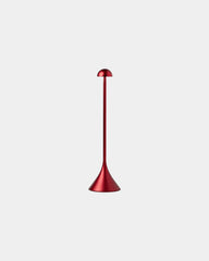 Lampe Steli Dome Aluminium-ABS Lexon zum Personalisieren - Dunkelrot