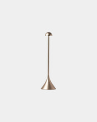 Lampe Steli Dome Aluminium-ABS Lexon zum Personalisieren - Weiches Gold