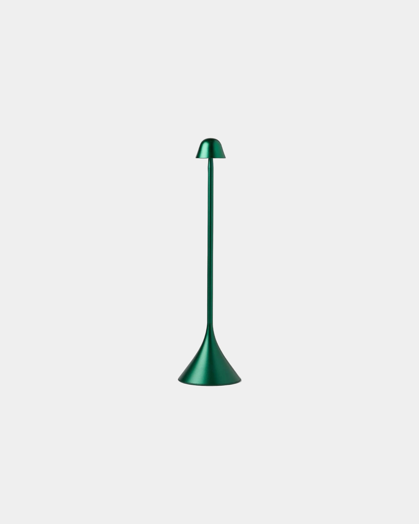Lampe Steli Dome Aluminium-ABS Lexon zum Personalisieren - Dunkelgrün
