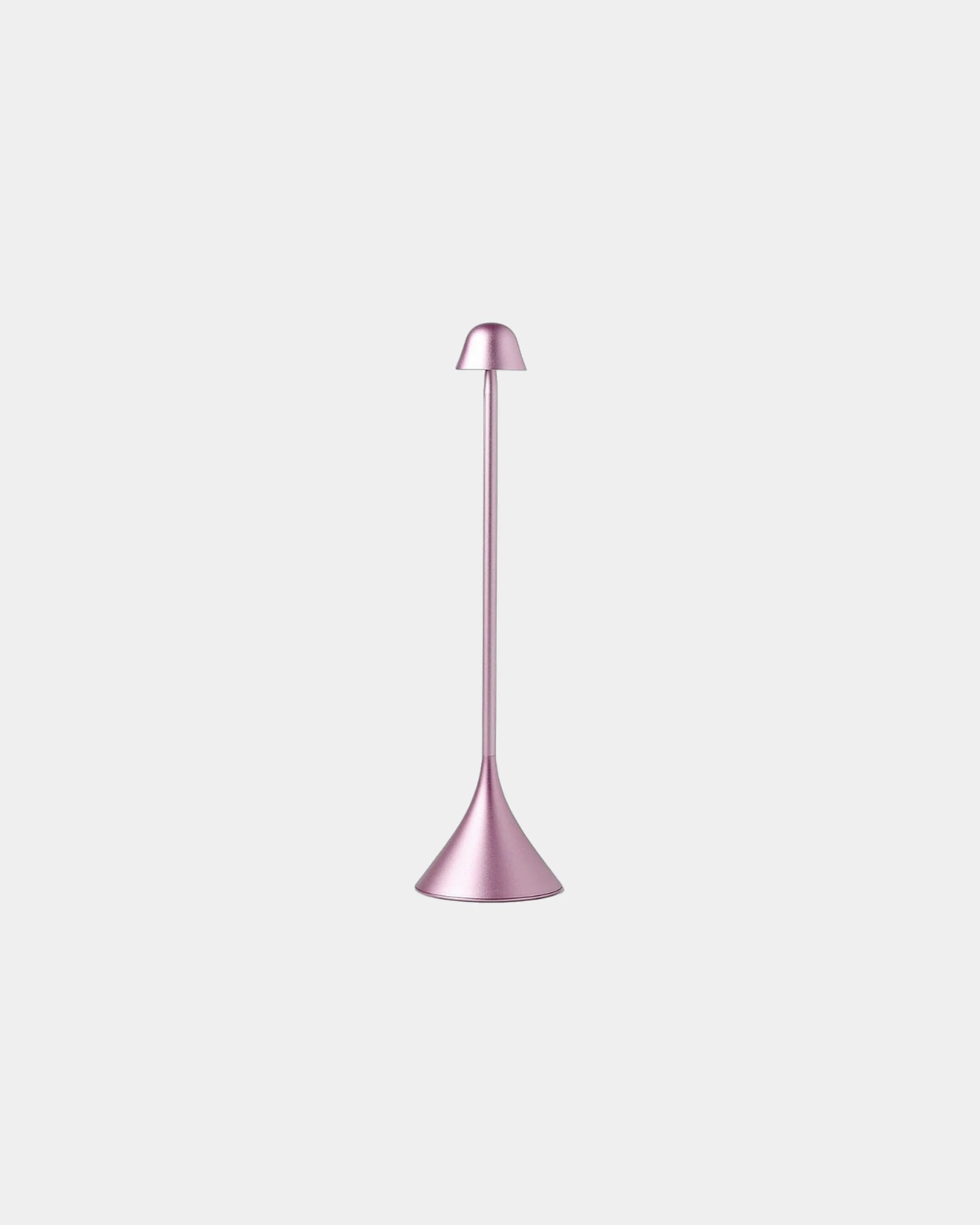 Lampe Steli Dome Aluminium-ABS Lexon zum Personalisieren - Hellrosa