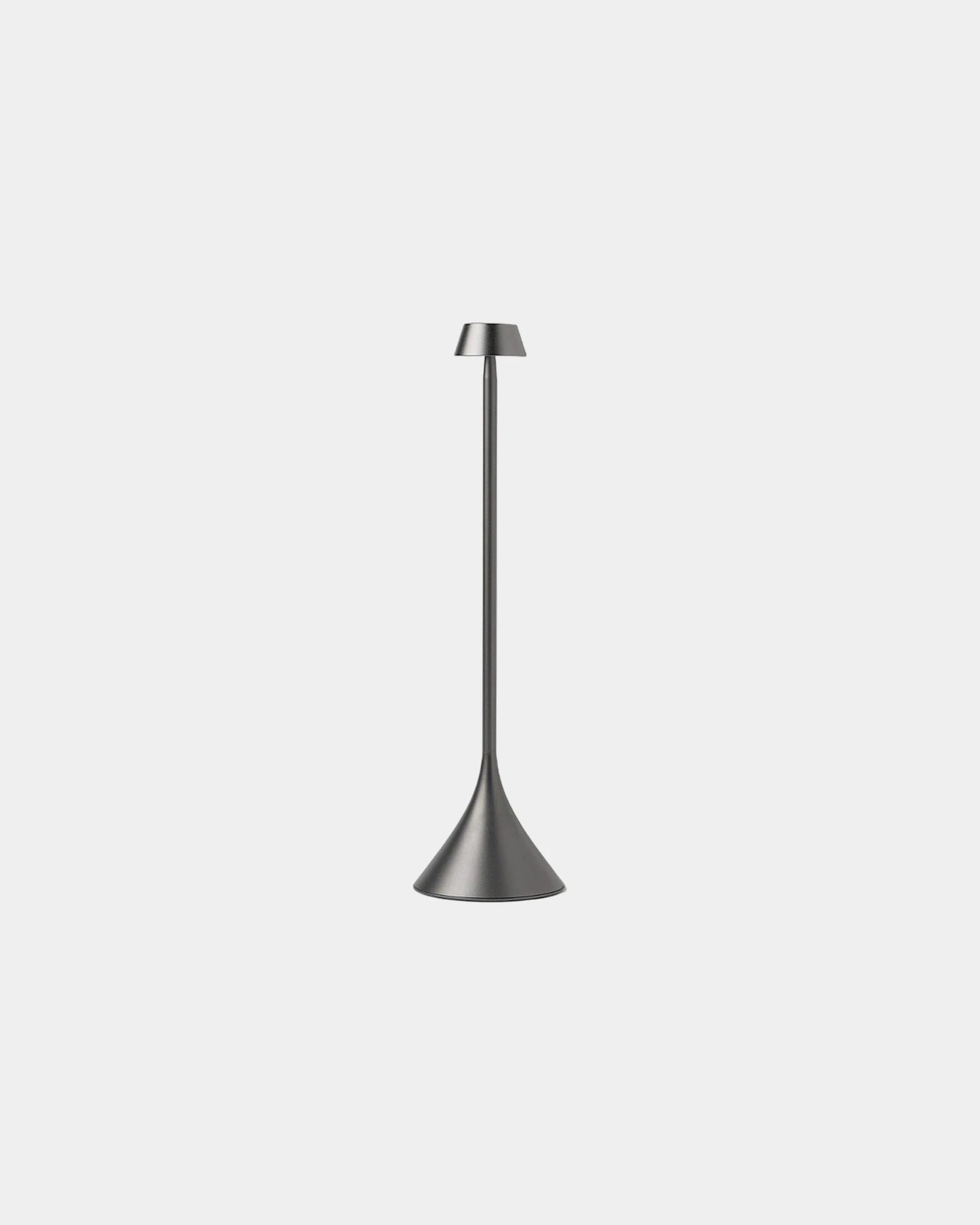 Lampe Steli Dome Aluminium-ABS Lexon zum Personalisieren - Gun Metal