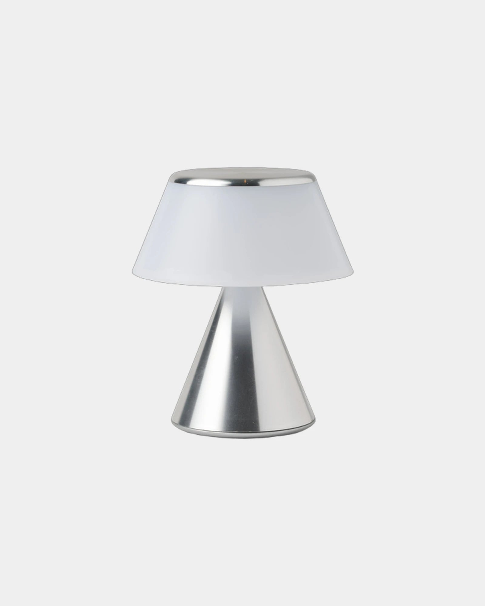 Lampe LED Aluminium Lexon Luma S zum Personalisieren - Poliertes Aluminium