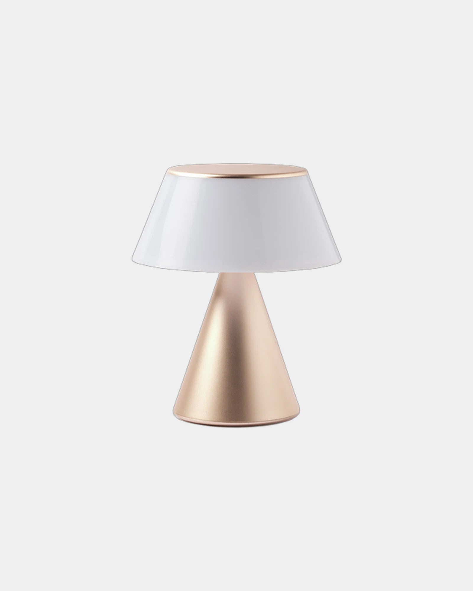 Lampe LED Aluminium Lexon Luma L zum Personalisieren - Weiches Gold