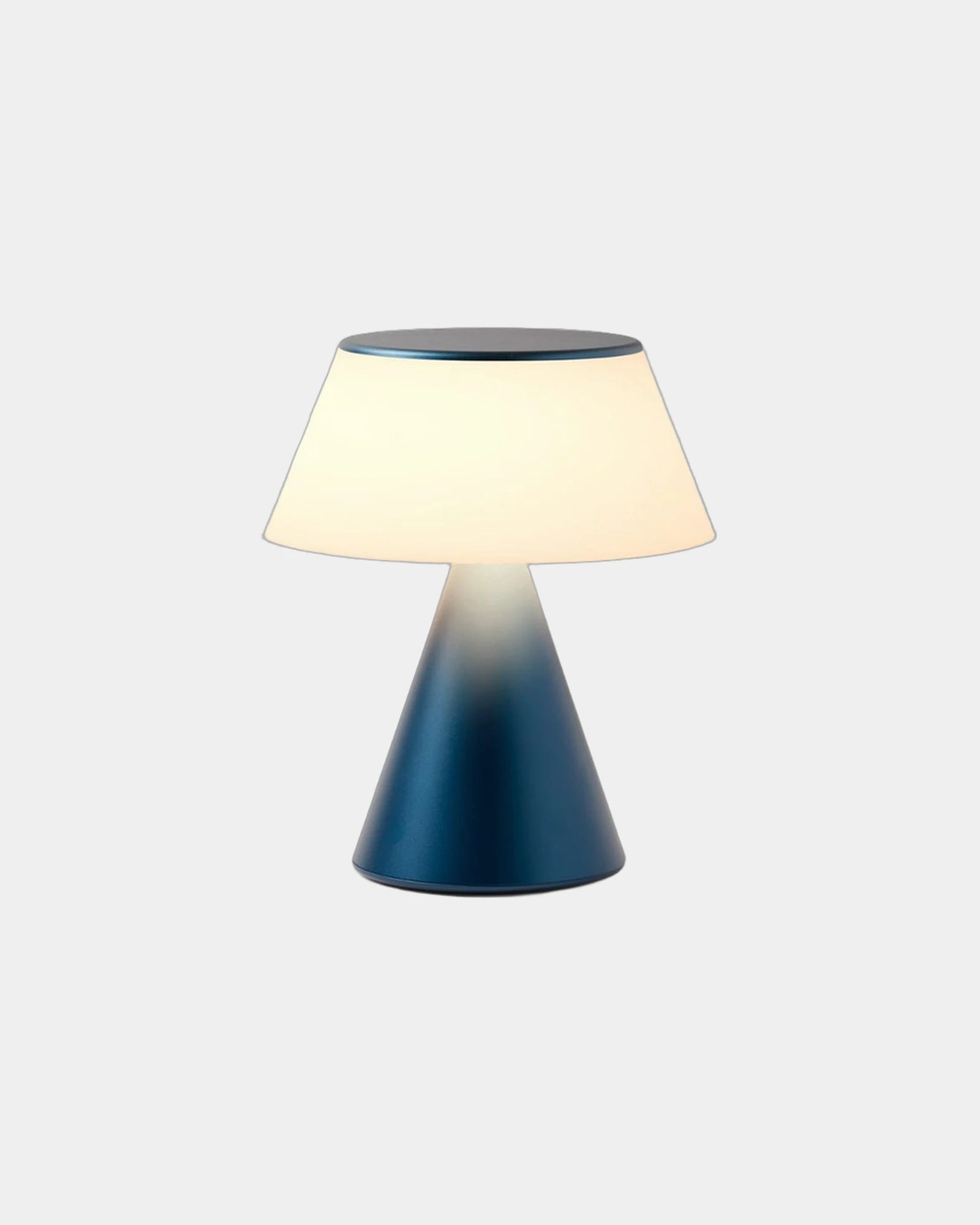 Lampe LED Aluminium Lexon Luma L zum Personalisieren - Dunkelblau