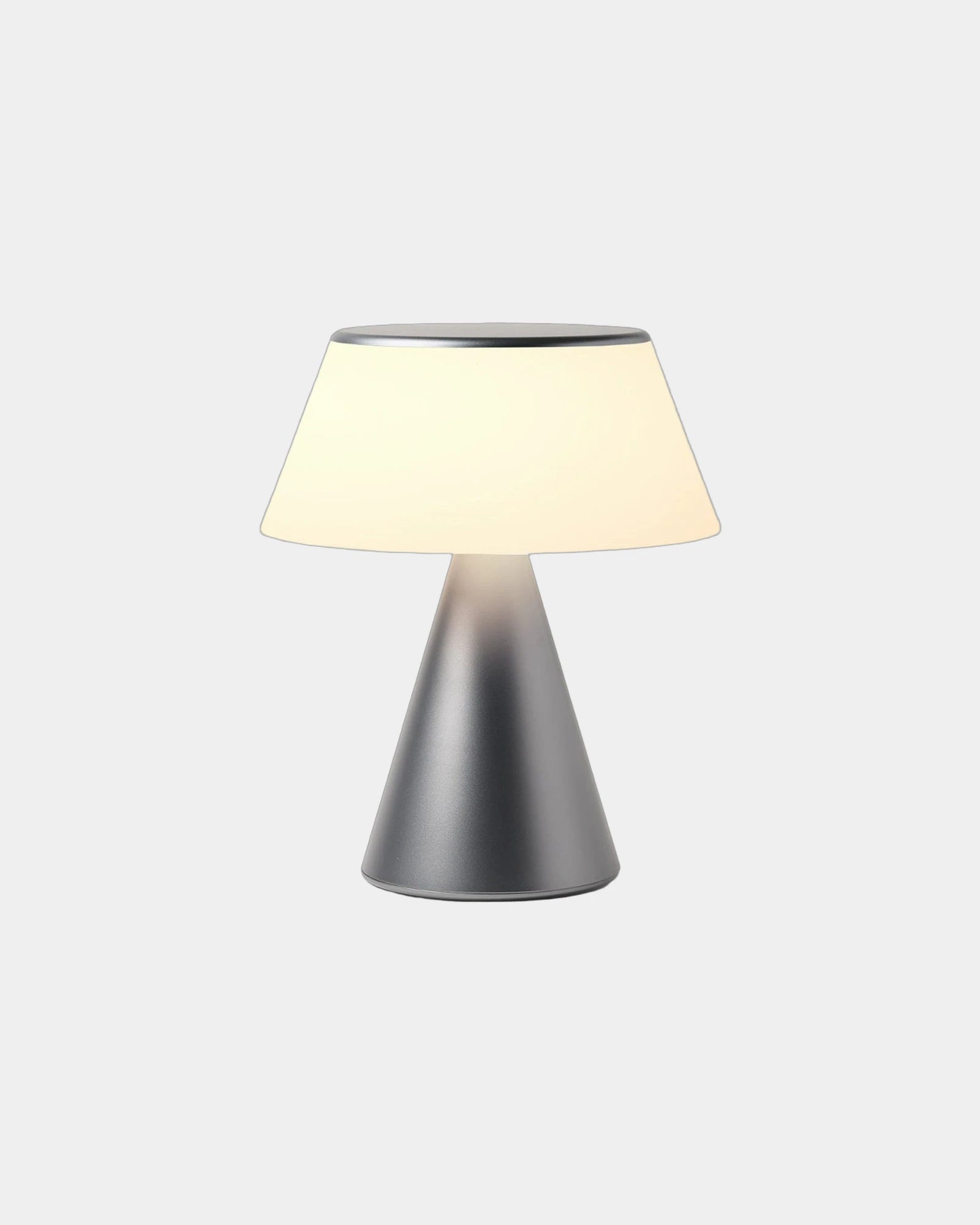 Lampe LED Aluminium Lexon LUMA XL zum Personalisieren - Gun Metal