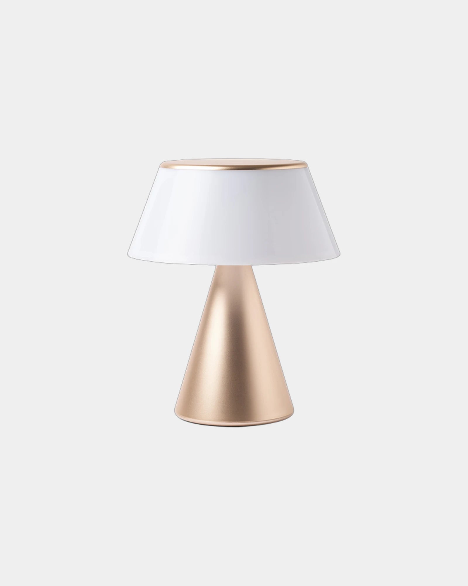 Lampe LED Aluminium Lexon LUMA XL zum Personalisieren - Weiches Gold
