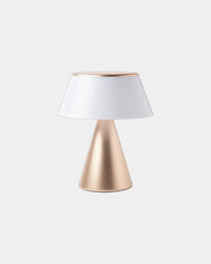 Lampe LED Aluminium Lexon LUMA XL zum Personalisieren - Weiches Gold