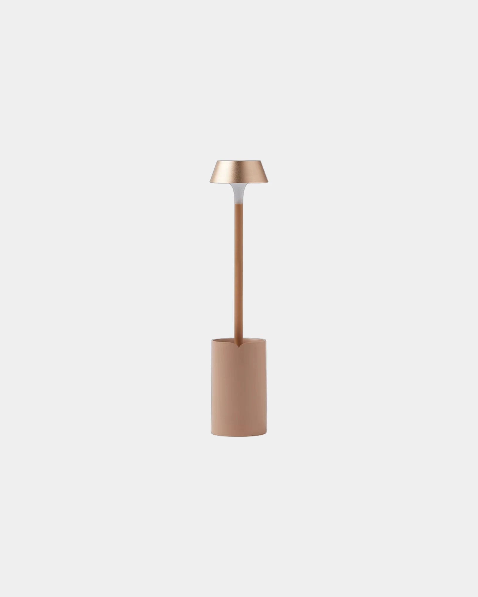 Mini Lampe LED flexibel Lexon MIMI zum Personalisieren - Weiches Gold