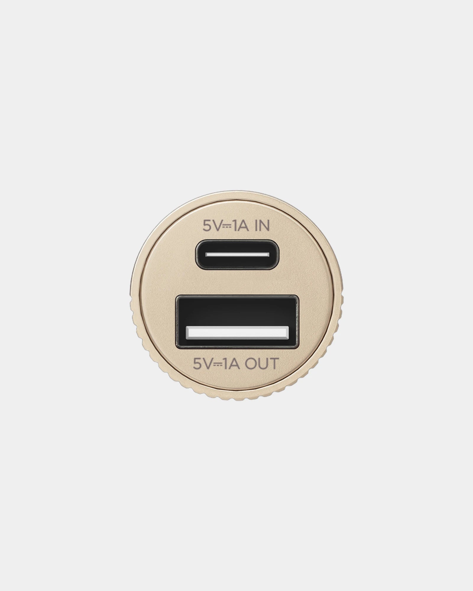 Powerbank Aluminium Lexon Fine Tube 2 zum Personalisieren - Weiches Gold