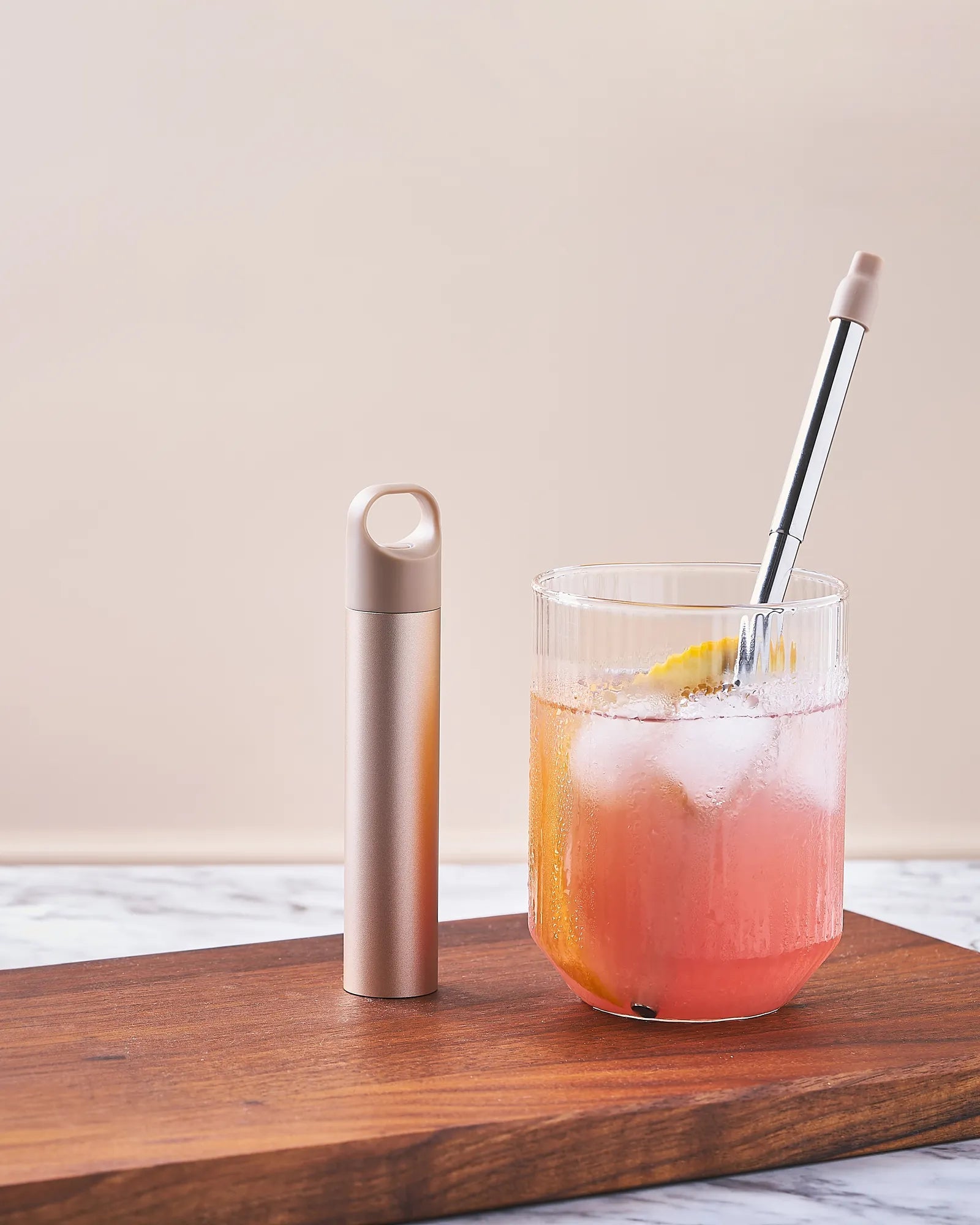 Wiederverwendbare Edelstahl-Paille Lexon Nomaday UV Straw zum Personalisieren - 8