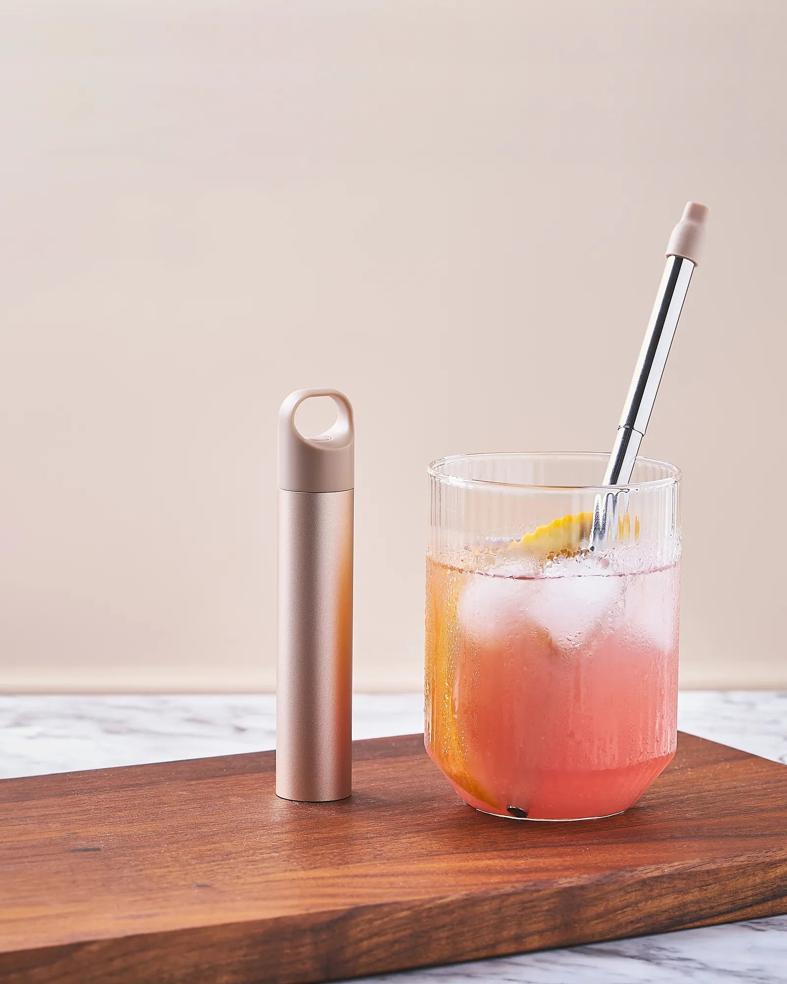 Wiederverwendbare Edelstahl-Paille Lexon Nomaday UV Straw zum Personalisieren - 7