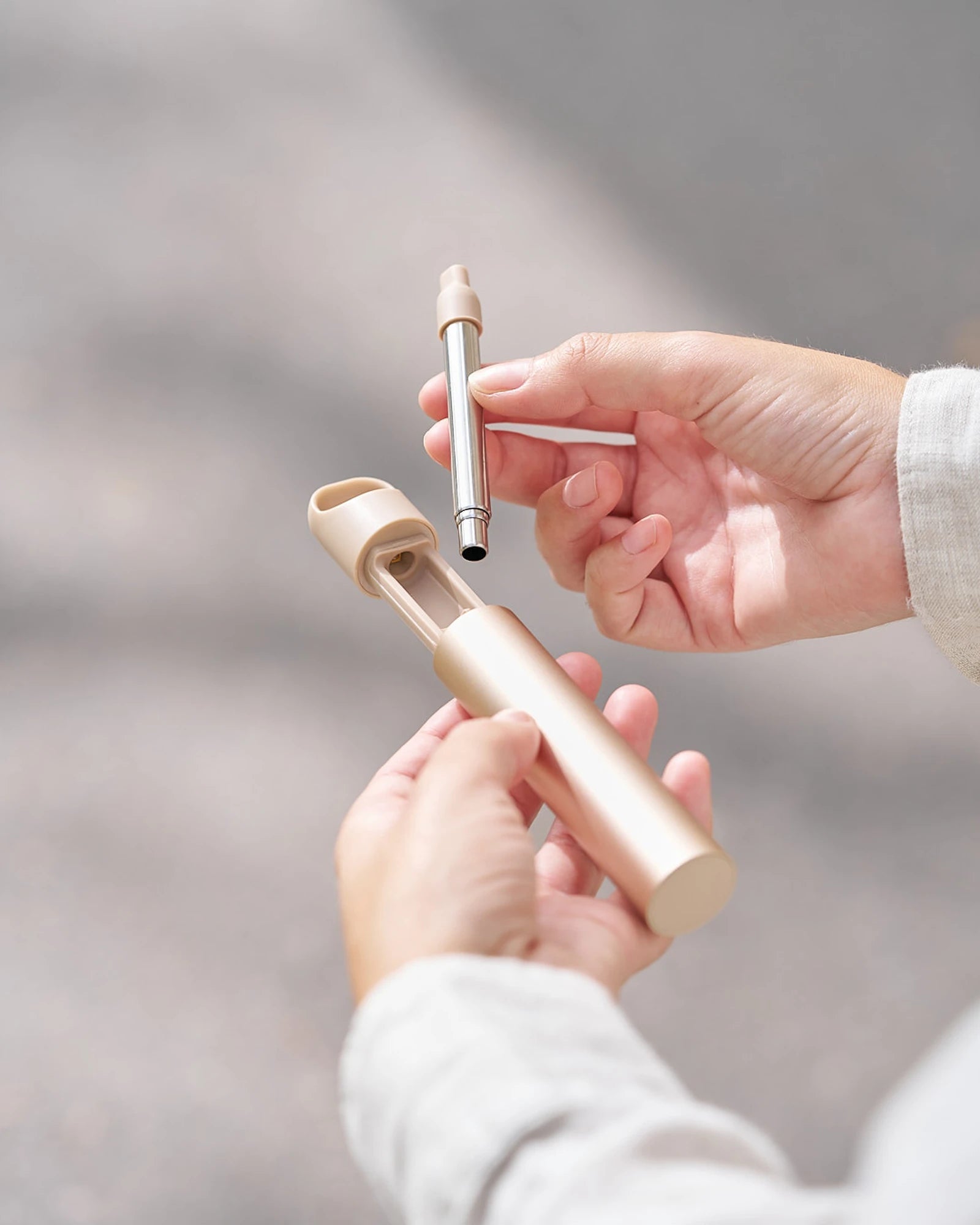 Wiederverwendbare Edelstahl-Paille Lexon Nomaday UV Straw zum Personalisieren - 9
