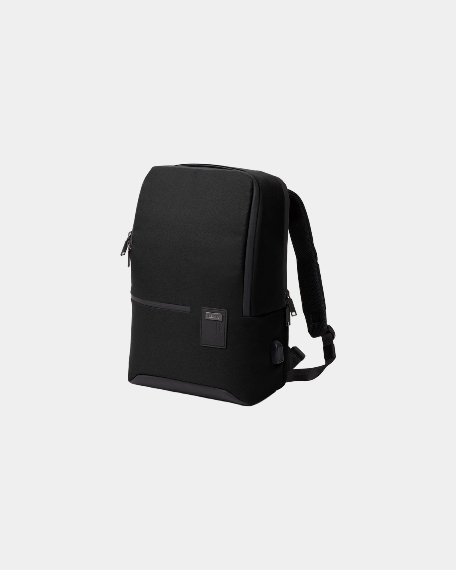 Rucksack Polyester Lexon Track Double zum Personalisieren - Schwarz