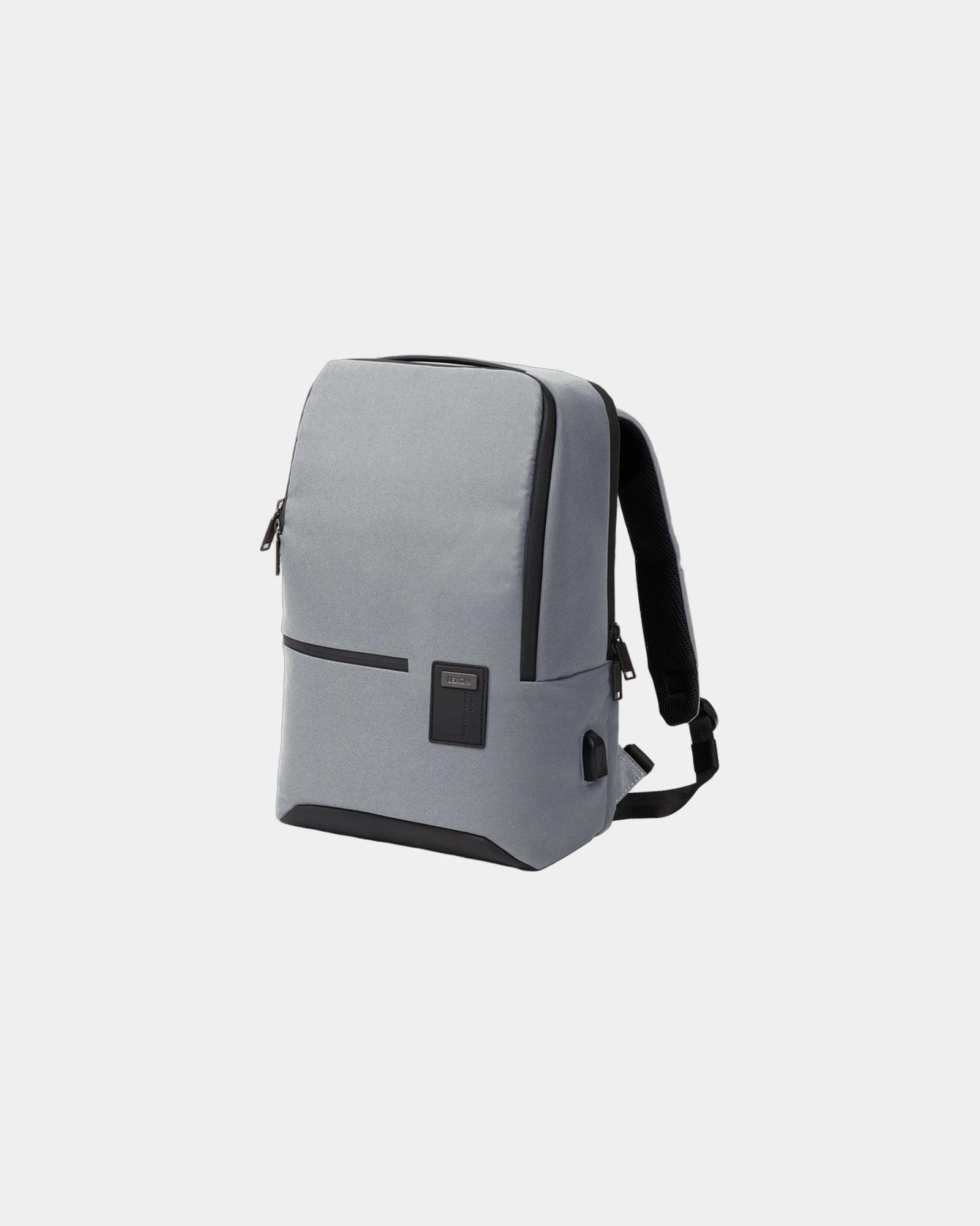 Rucksack Polyester Lexon Track Double zum Personalisieren - Grau