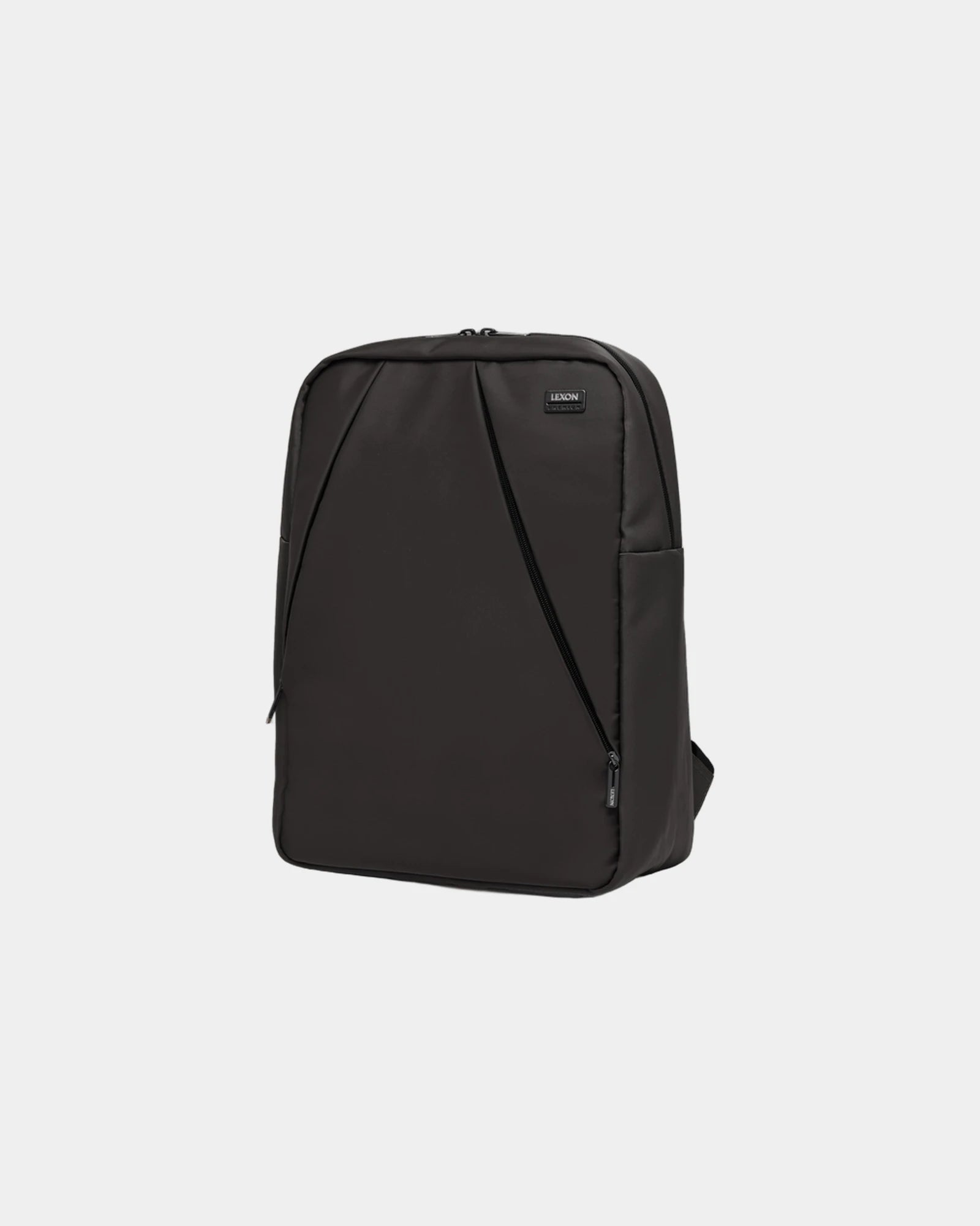 Rucksack PVC REACH Lexon Premium+ Slim zum Personalisieren - Schwarz