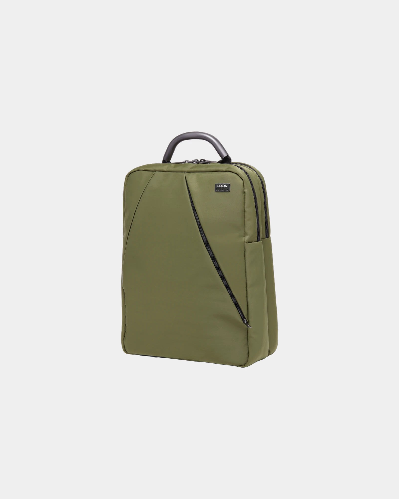 Rucksack PVC REACH Lexon PREMIUM+ DOUBLE zum Personalisieren - Khaki