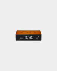 Wecker Aluminium Lexon Flip Premium zum Personalisieren - Orange