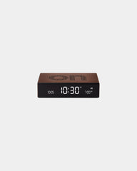 Wecker Aluminium Lexon Flip Premium zum Personalisieren - Bronze