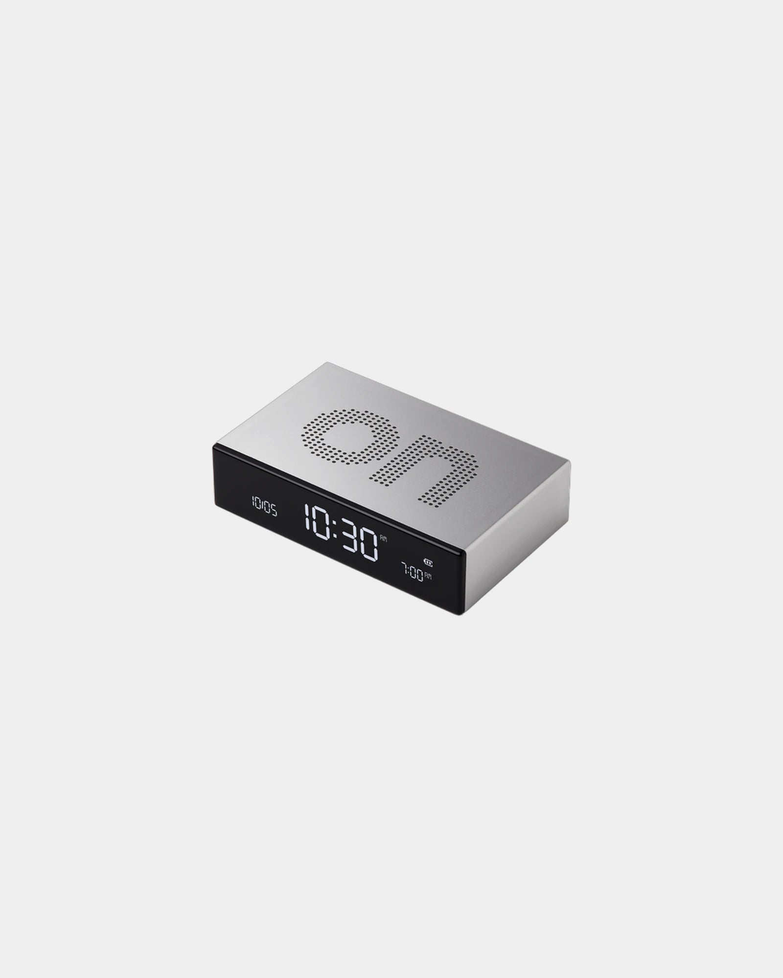 Wecker Aluminium Lexon Flip Premium zum Personalisieren - 1