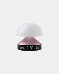 Lampe Wecker Aluminium Lexon Mina Sunrise zum Personalisieren - Hellrosa