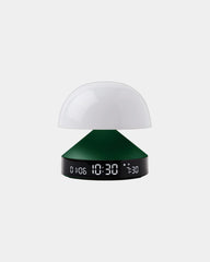 Lampe Wecker Aluminium Lexon Mina Sunrise zum Personalisieren - Dunkelgrün