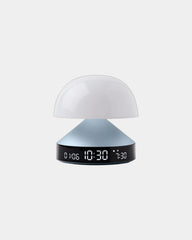Lampe Wecker Aluminium Lexon Mina Sunrise zum Personalisieren - Hellblau