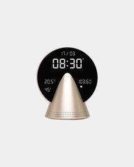 Wecker Bluetooth® Lexon Conic Clock zum Personalisieren - Goldener Honig