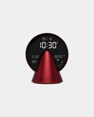 Wecker Bluetooth® Lexon Conic Clock zum Personalisieren - Kirschenrot
