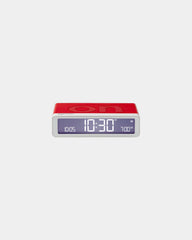 Wecker Flip+ Lexon MIMOSA zum Personalisieren - Rot 2035
