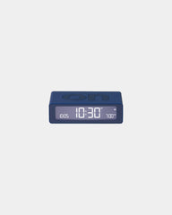 Mini-Wecker LCD Lexon Flip Mini zum Personalisieren - Dunkelblau