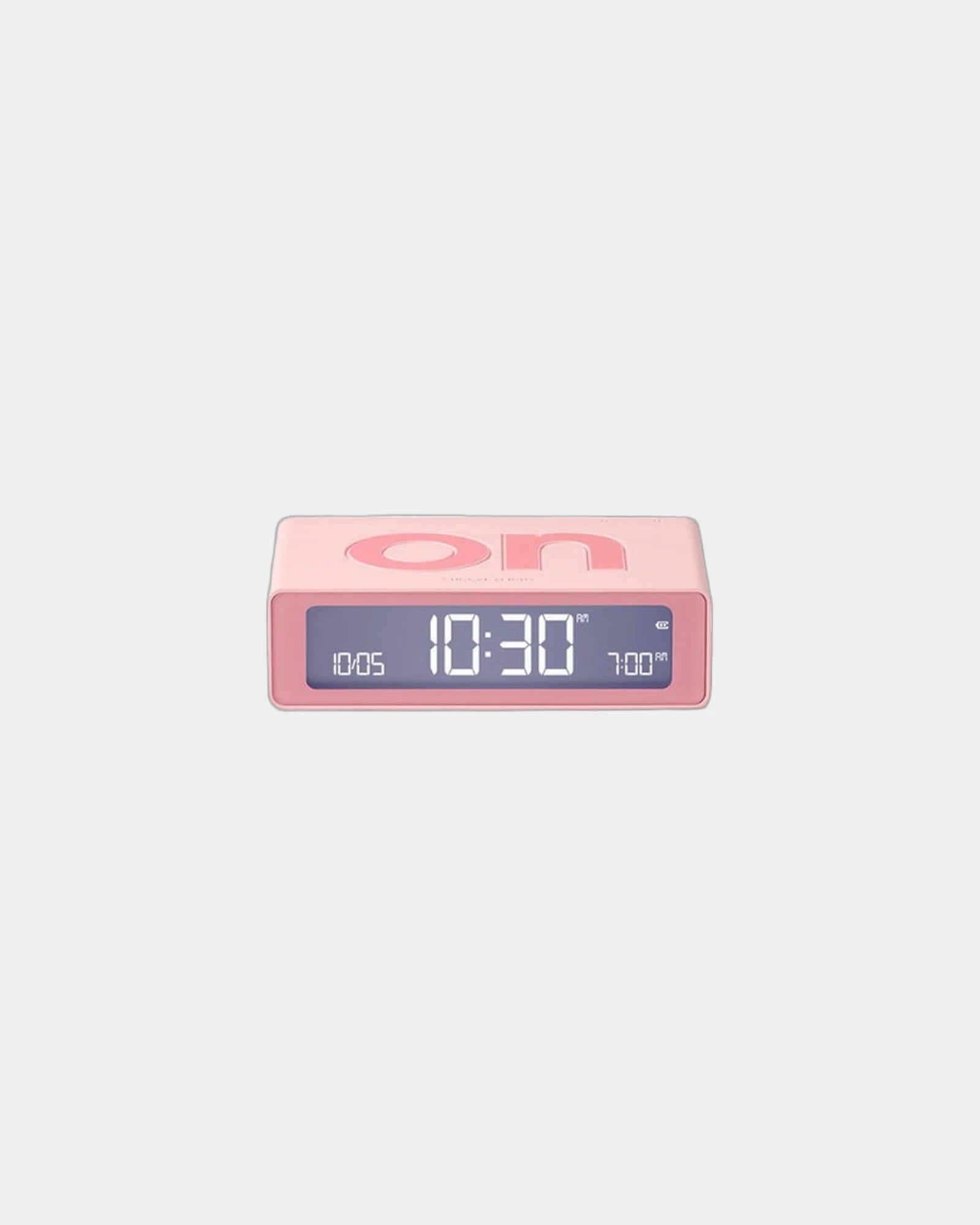 Mini-Wecker LCD Lexon Flip Mini zum Personalisieren - Rosa