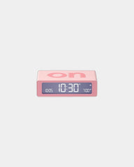 Mini-Wecker LCD Lexon Flip Mini zum Personalisieren - Rosa