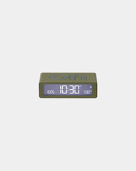 Mini-Wecker LCD Lexon Flip Mini zum Personalisieren - Khaki