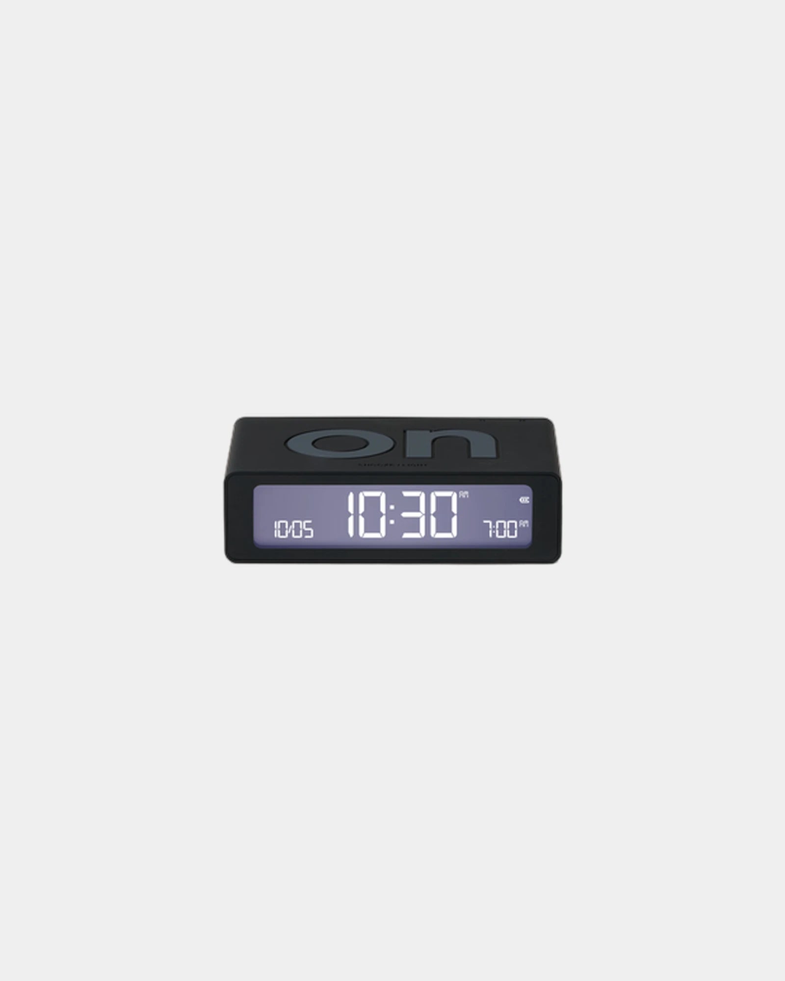 Mini-Wecker LCD Lexon Flip Mini zum Personalisieren - Schwarz